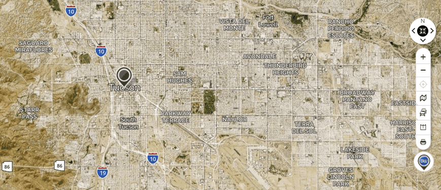 Mapquest Tucson